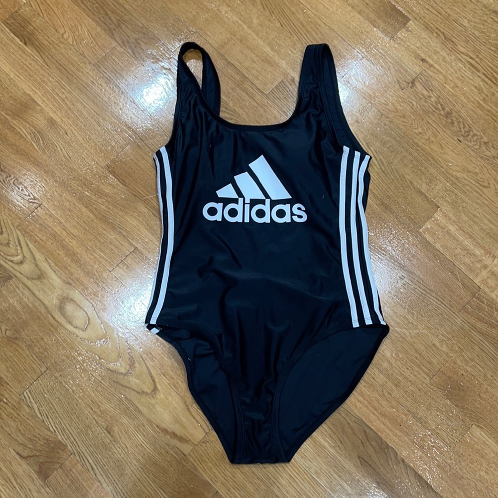 Addidas one piece black swimsuit